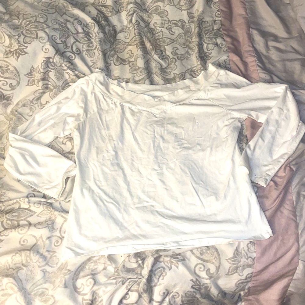 Off the shoulder long sleeve